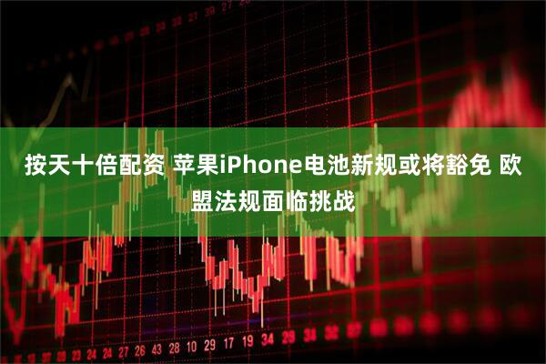 按天十倍配资 苹果iPhone电池新规或将豁免 欧盟法规面临挑战